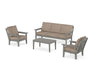 Country Living by POLYWOOD 4-Piece Deep Seating Set with Sofa