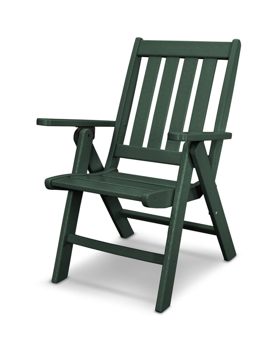 POLYWOOD Vineyard Folding Dining Chair in Green