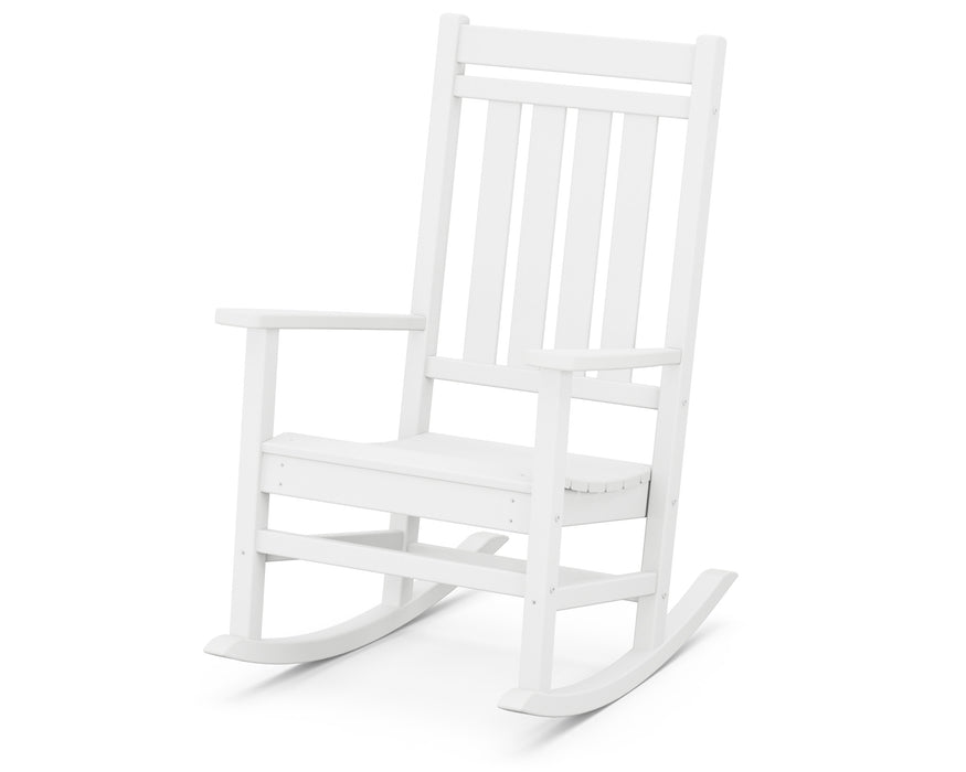 POLYWOOD Estate Rocking Chair in White