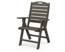 POLYWOOD Nautical Highback Chair in Vintage Coffee