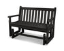 POLYWOOD Traditional Garden 48" Glider in Black