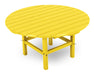 POLYWOOD Round 38" Conversation Table in Lemon