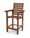 POLYWOOD Captain Counter Chair in Teak