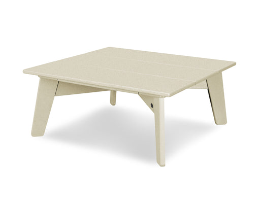 POLYWOOD Riviera Modern Conversation Table in Sand