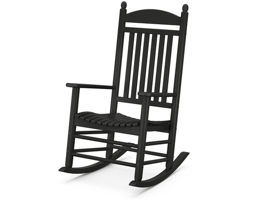 POLYWOOD Jefferson Rocking Chair in Black