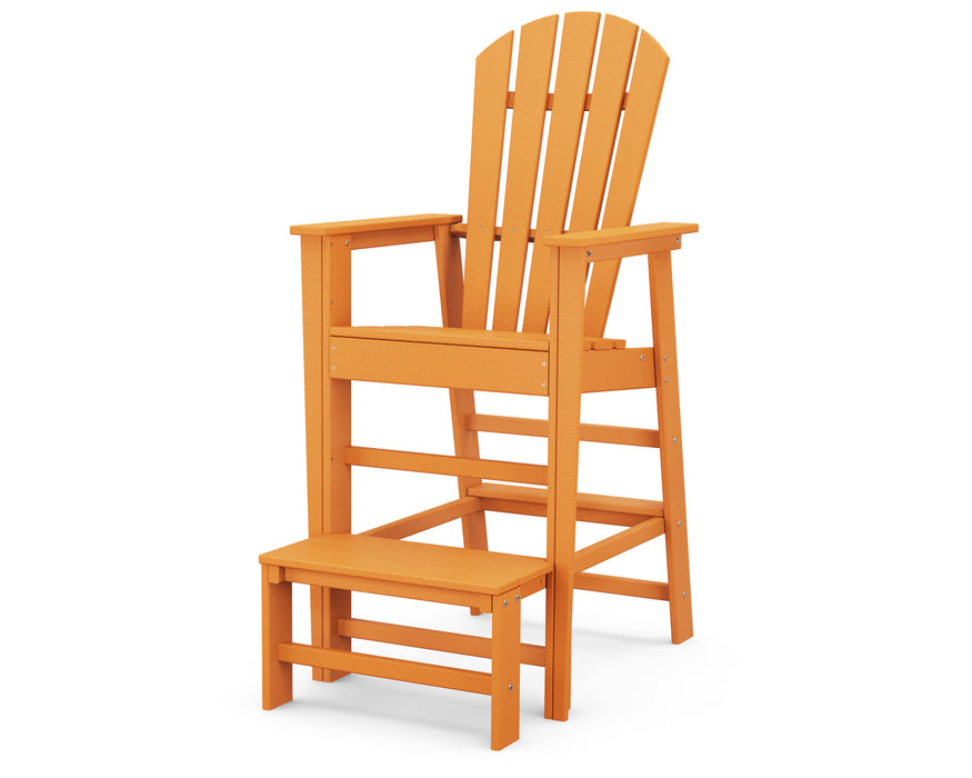 POLYWOOD South Beach Lifeguard Chair in Tangerine