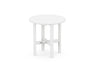 POLYWOOD Round 18" Side Table in White