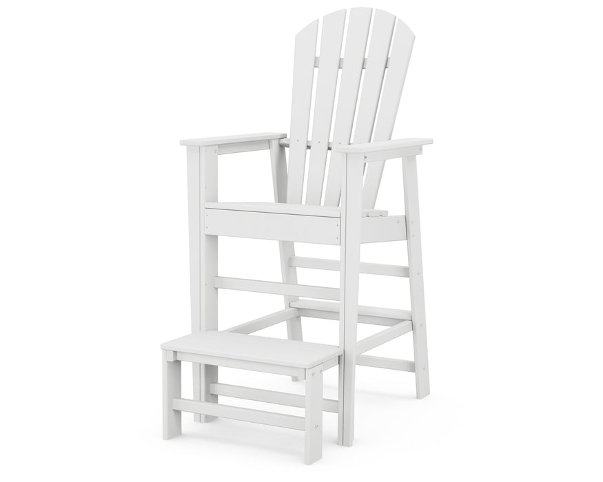 POLYWOOD South Beach Lifeguard Chair in White