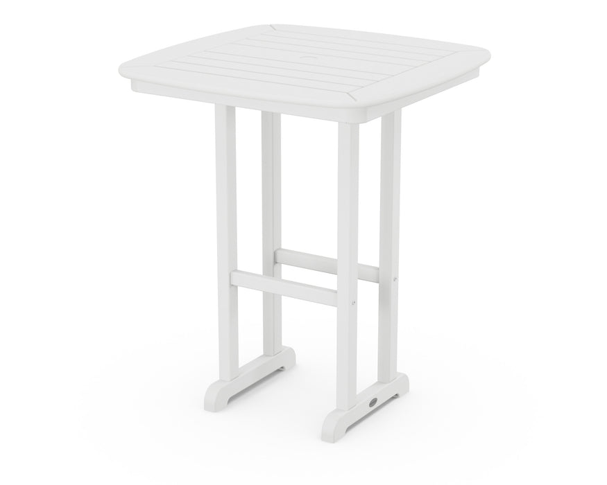 POLYWOOD Nautical 31" Counter Table in White