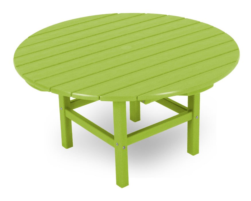 POLYWOOD Round 38" Conversation Table in Lime