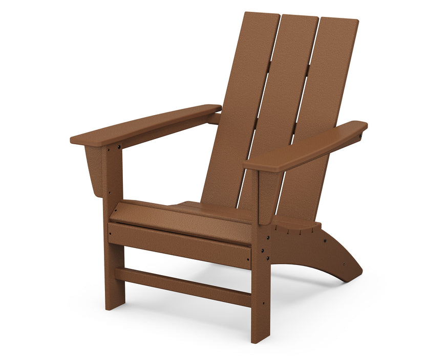 POLYWOOD® Modern Adirondack Chair in Mahogany