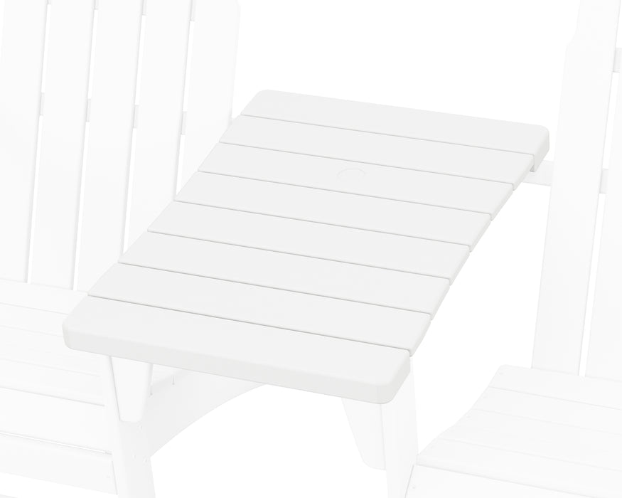 POLYWOOD® 400 Series Straight Adirondack Connecting Table in Slate Grey