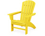 POLYWOOD® Nautical Curveback Adirondack Chair in Lemon
