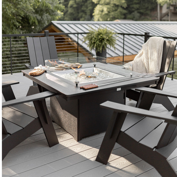 Berlin Gardens Numa Square Fire Pit Table