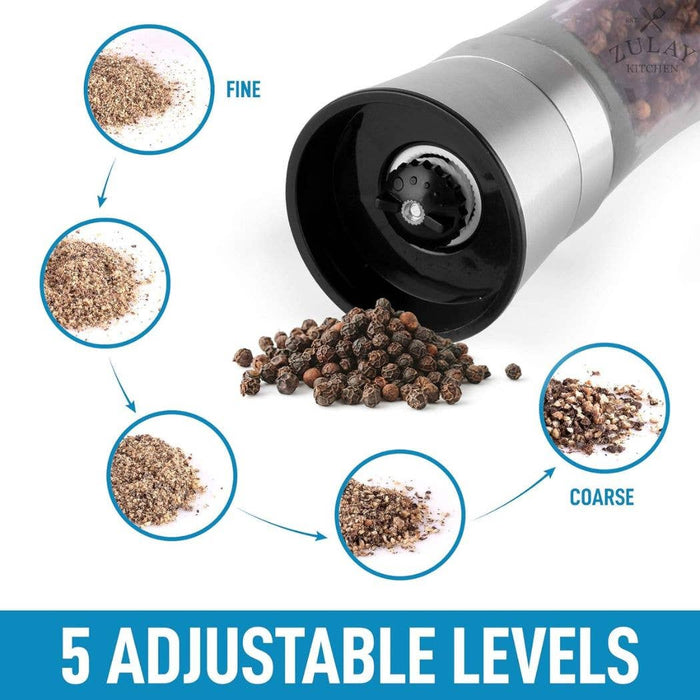 Salt and Pepper Grinder - Stainless Steel