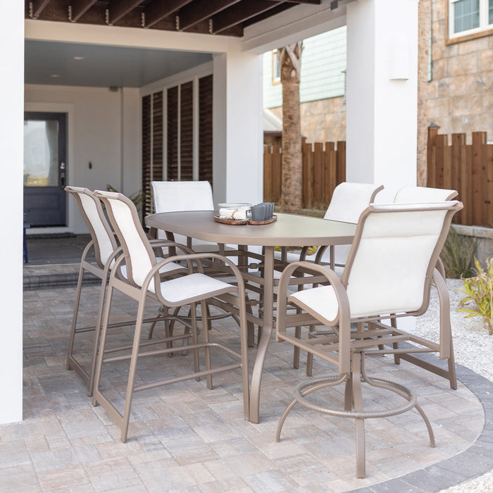 Berlin Gardens Murphy 76″ Oblong Bar Table