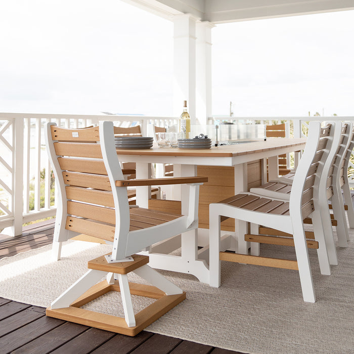 Berlin Gardens Bristol Swivel Rocker Dining Chair