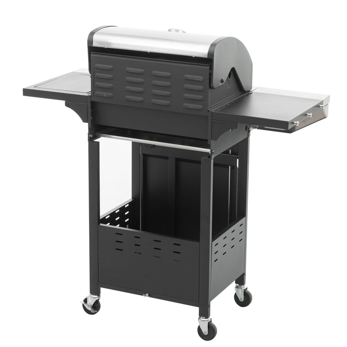GigaTech 3 Burner Stainless Steel Propane Grill with Side Burner