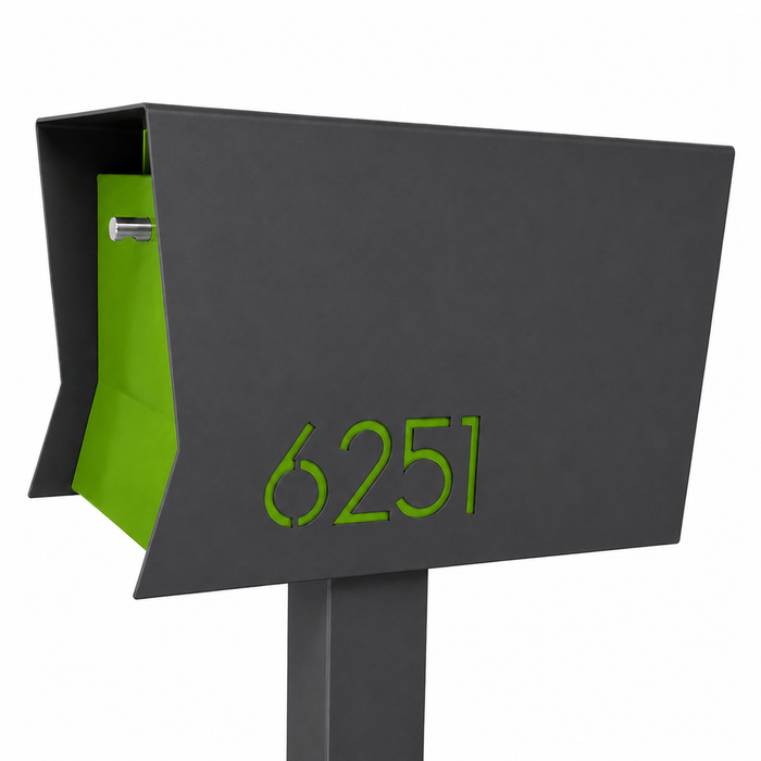 Retrobox-2.0 in DESIGNER GREY - Modern Mailbox