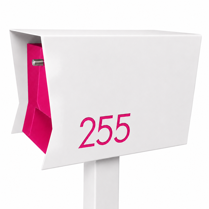 Retrobox-2.0,  in ARCTIC WHITE - Modern Mailbox