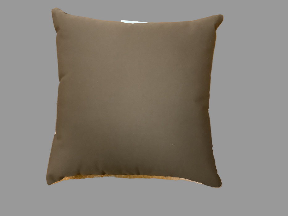 Throw Pillow 16" Sq, Canvas Cocoa, FF5425-0000, Closeout