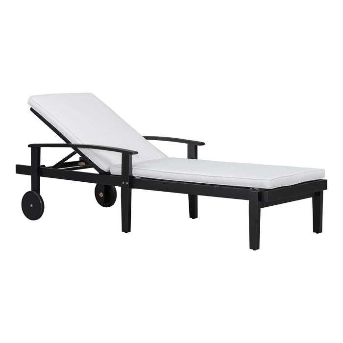 Jason - Chaise Lounge Adjustable Acacia Wood Outdoor Furniture