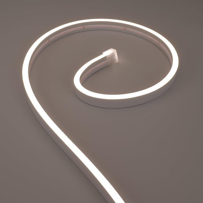 SLN01 Dotless COB Neon LED 16.4FT (5M) Strip Light DC24V 40-60W IP67 4x10mm, 10x10mm, 6x12mm Outdoor Rated Dimmable Low Voltage Silicone Strip Light