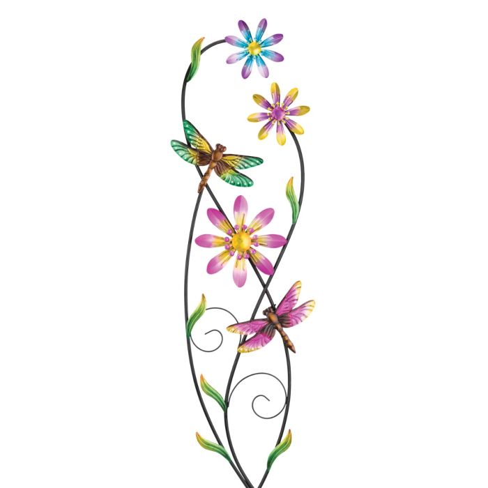 Vine Spinner Stake- Dragonfly