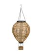 Wicker Solar Hot Air Balloon Lantern - XLG