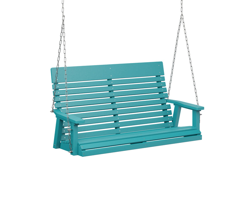 Berlin Gardens Casual Back Double Swing with Zinc Chains