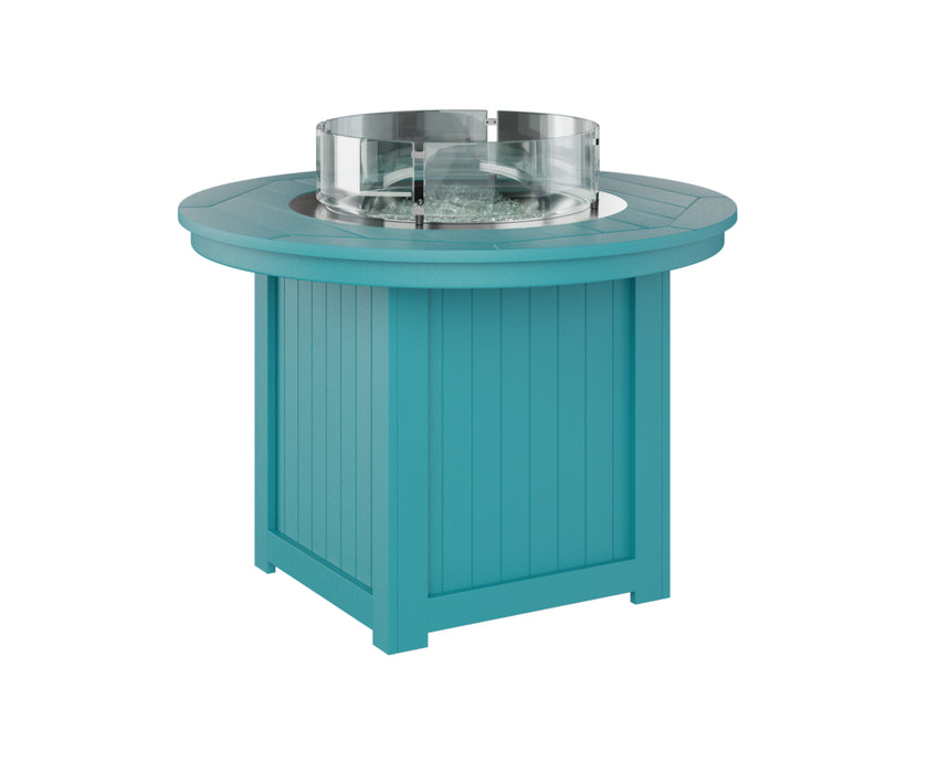 Berlin Gardens Donoma 44″ Round Dining Fire Pit Table