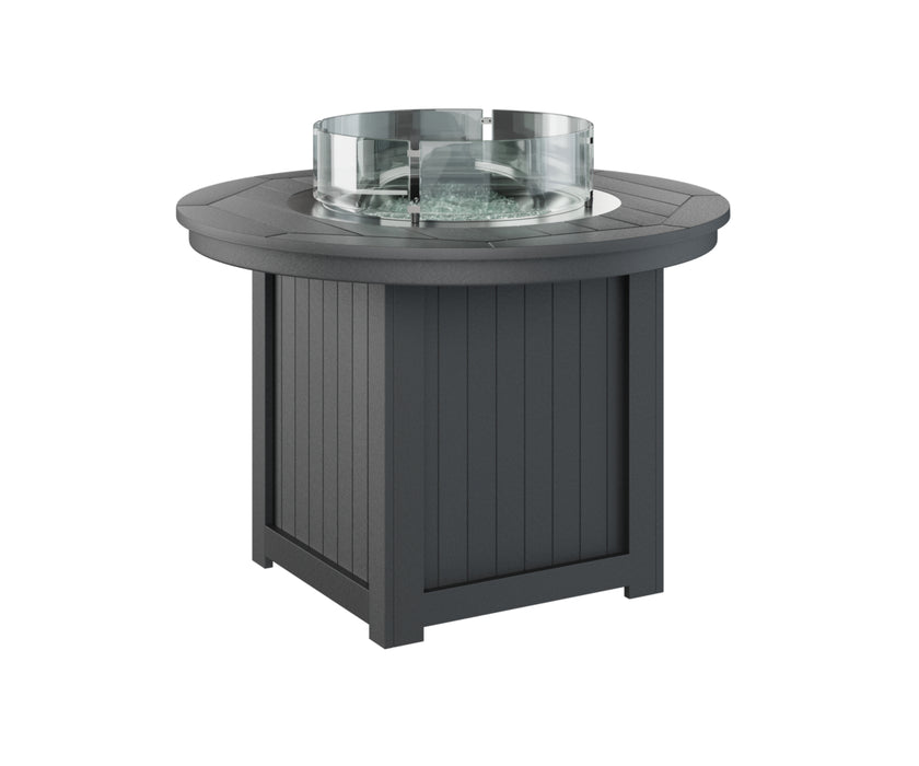 Berlin Gardens Donoma 44″ Round Dining Fire Pit Table