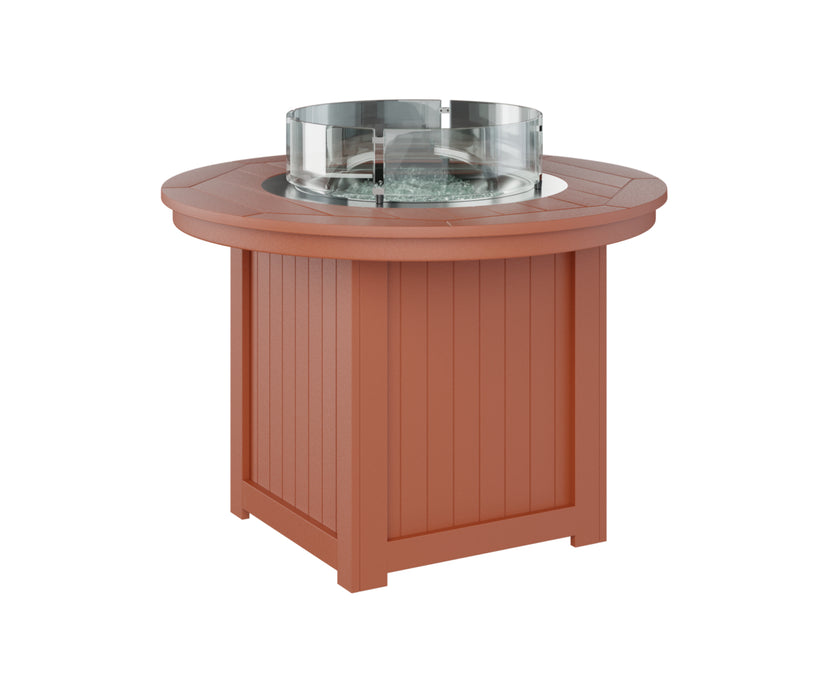 Berlin Gardens Donoma 44″ Round Dining Fire Pit Table