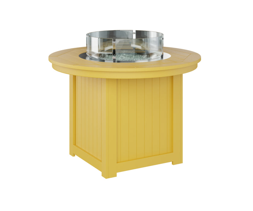 Berlin Gardens Donoma 44″ Round Dining Fire Pit Table