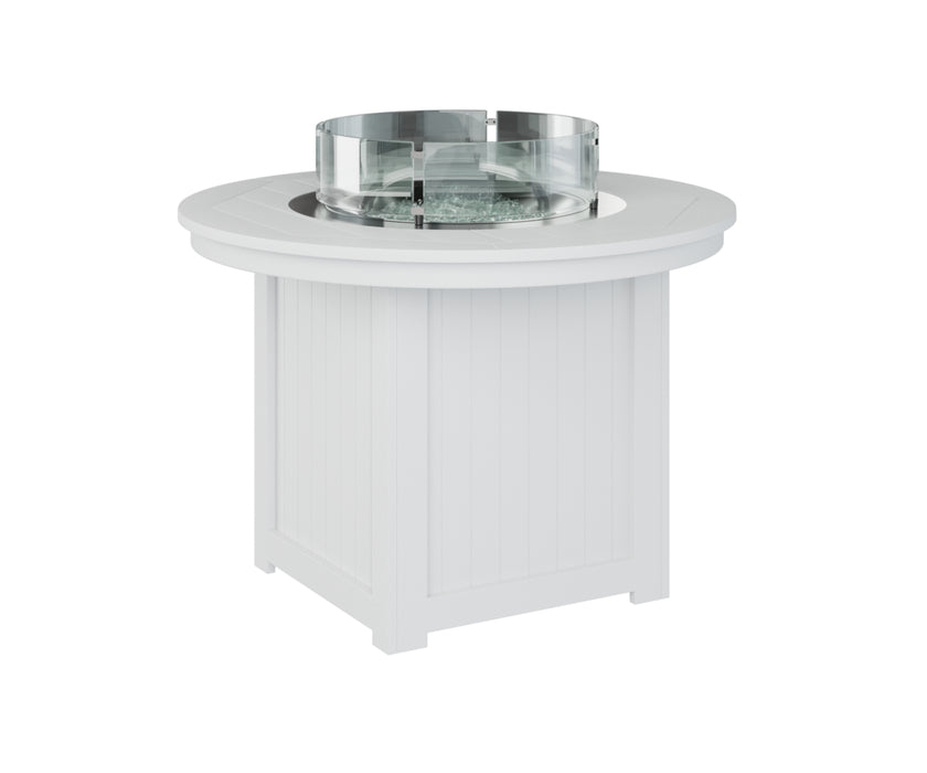 Berlin Gardens Donoma 44″ Round Dining Fire Pit Table