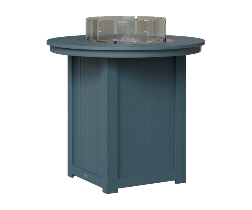 Berlin Gardens Donoma 44″ Round Bar Fire Pit Table