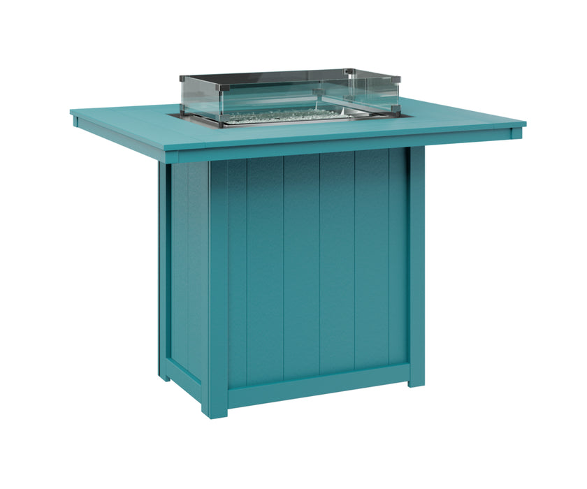 Berlin Gardens Donoma 54″ Rectangular Bar Fire Pit Table