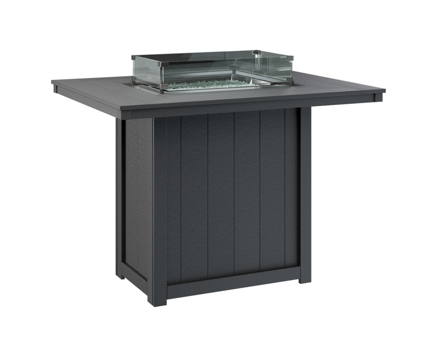 Berlin Gardens Donoma 54″ Rectangular Bar Fire Pit Table