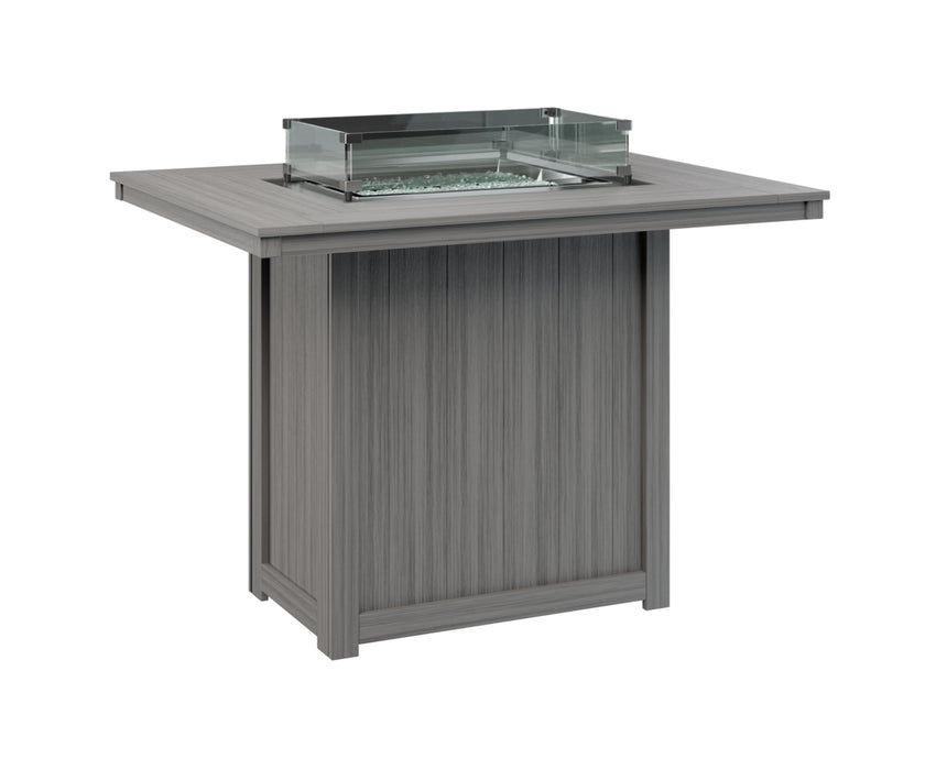 Berlin Gardens Donoma 54″ Rectangular Bar Fire Pit Table