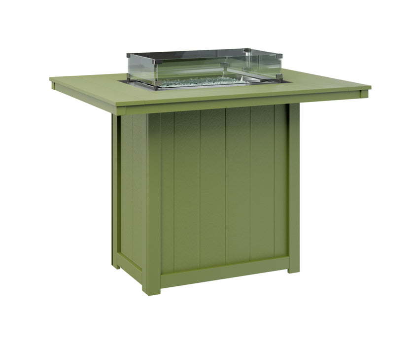 Berlin Gardens Donoma 54″ Rectangular Bar Fire Pit Table