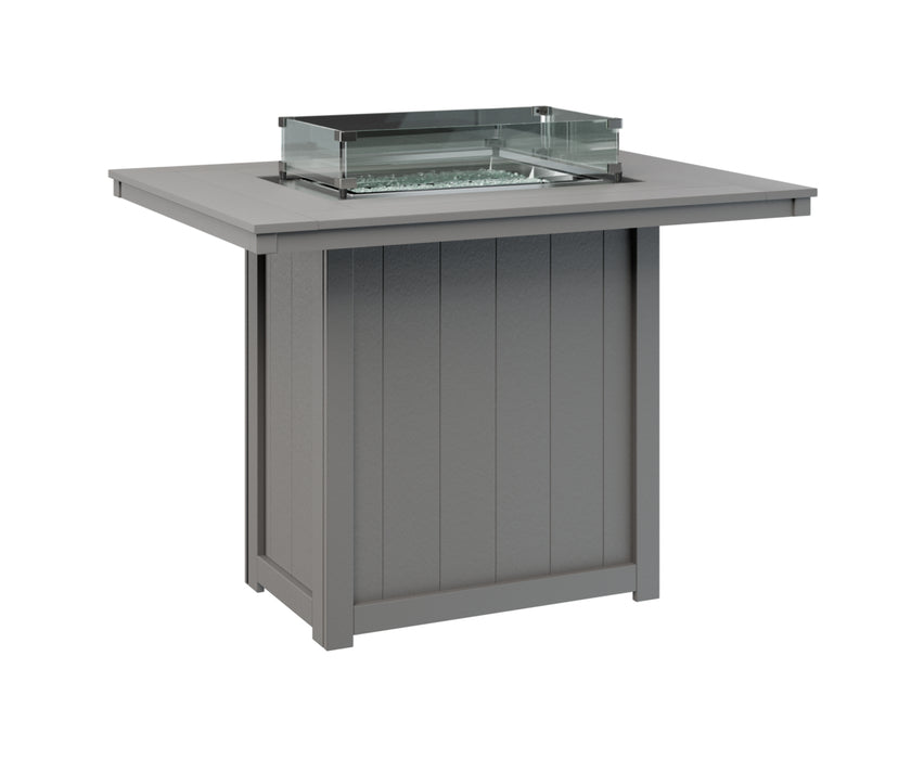 Berlin Gardens Donoma 54″ Rectangular Bar Fire Pit Table