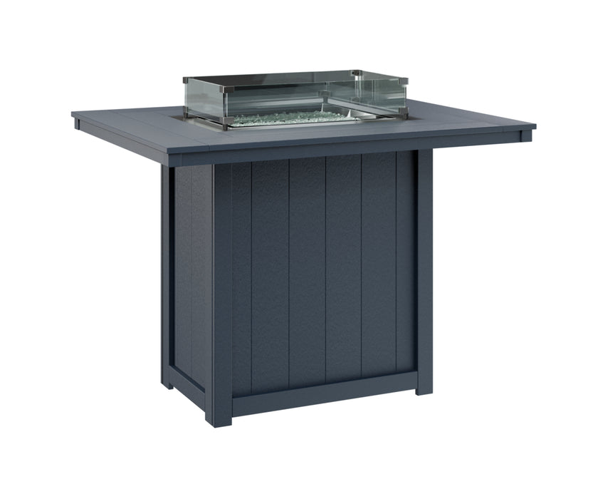 Berlin Gardens Donoma 54″ Rectangular Bar Fire Pit Table