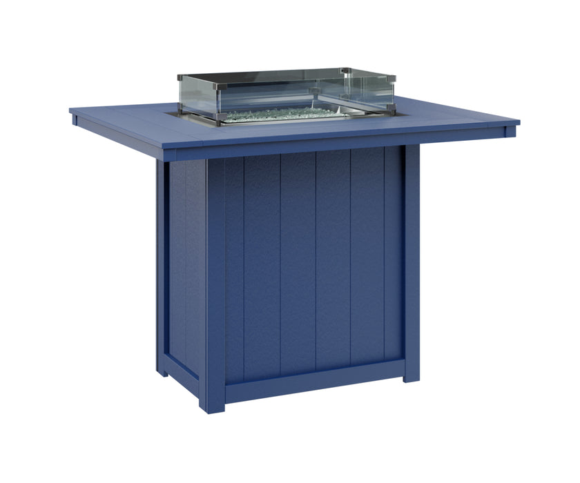 Berlin Gardens Donoma 54″ Rectangular Bar Fire Pit Table