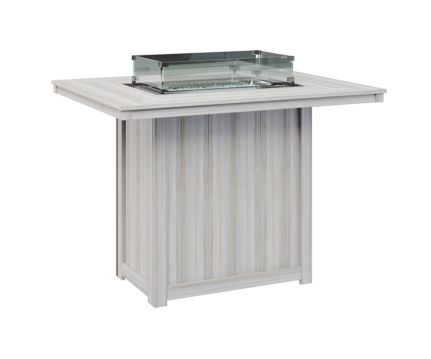 Berlin Gardens Donoma 54″ Rectangular Bar Fire Pit Table