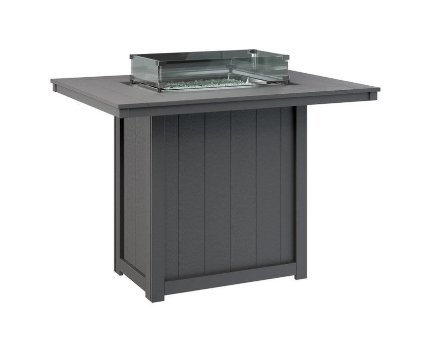 Berlin Gardens Donoma 54″ Rectangular Bar Fire Pit Table