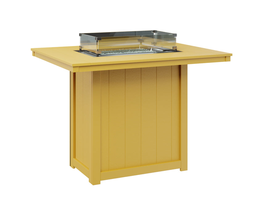 Berlin Gardens Donoma 54″ Rectangular Bar Fire Pit Table