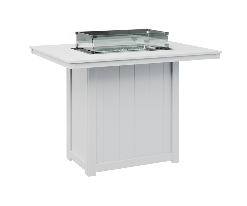 Berlin Gardens Donoma 54″ Rectangular Bar Fire Pit Table