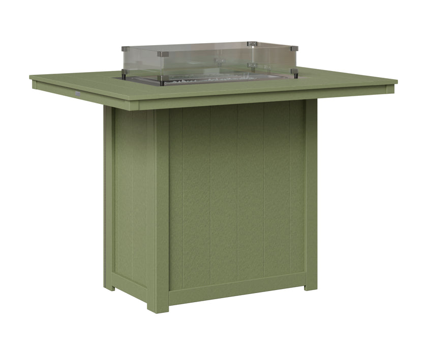 Berlin Gardens Donoma 54″ Rectangular Bar Fire Pit Table