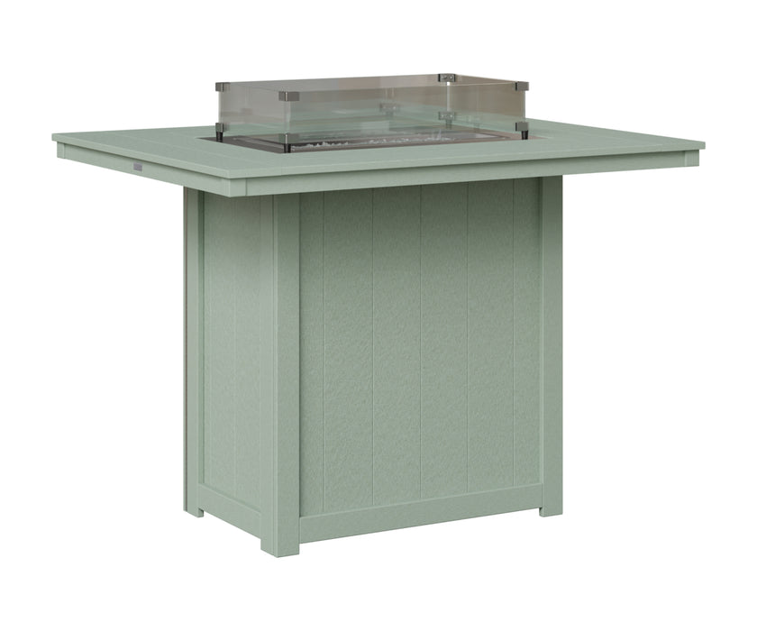 Berlin Gardens Donoma 54″ Rectangular Bar Fire Pit Table