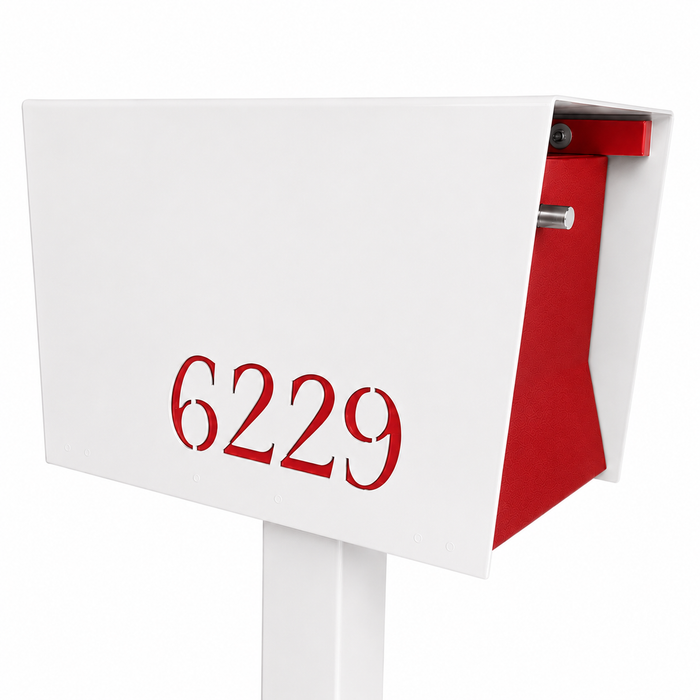 UptownBox-2.0 in ARCTIC WHITE - Modern Mailbox